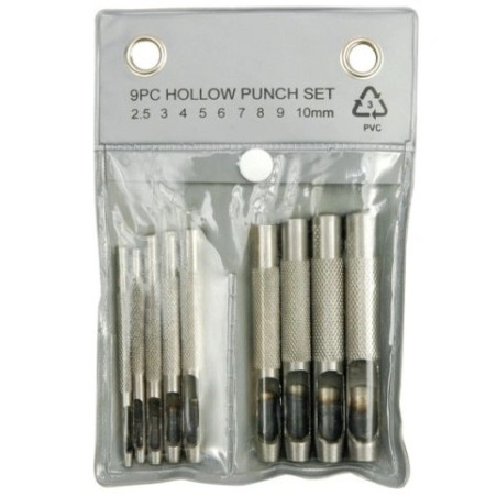 Zestaw przebijaków do skóry 2,5-10 mm 9szt Proline